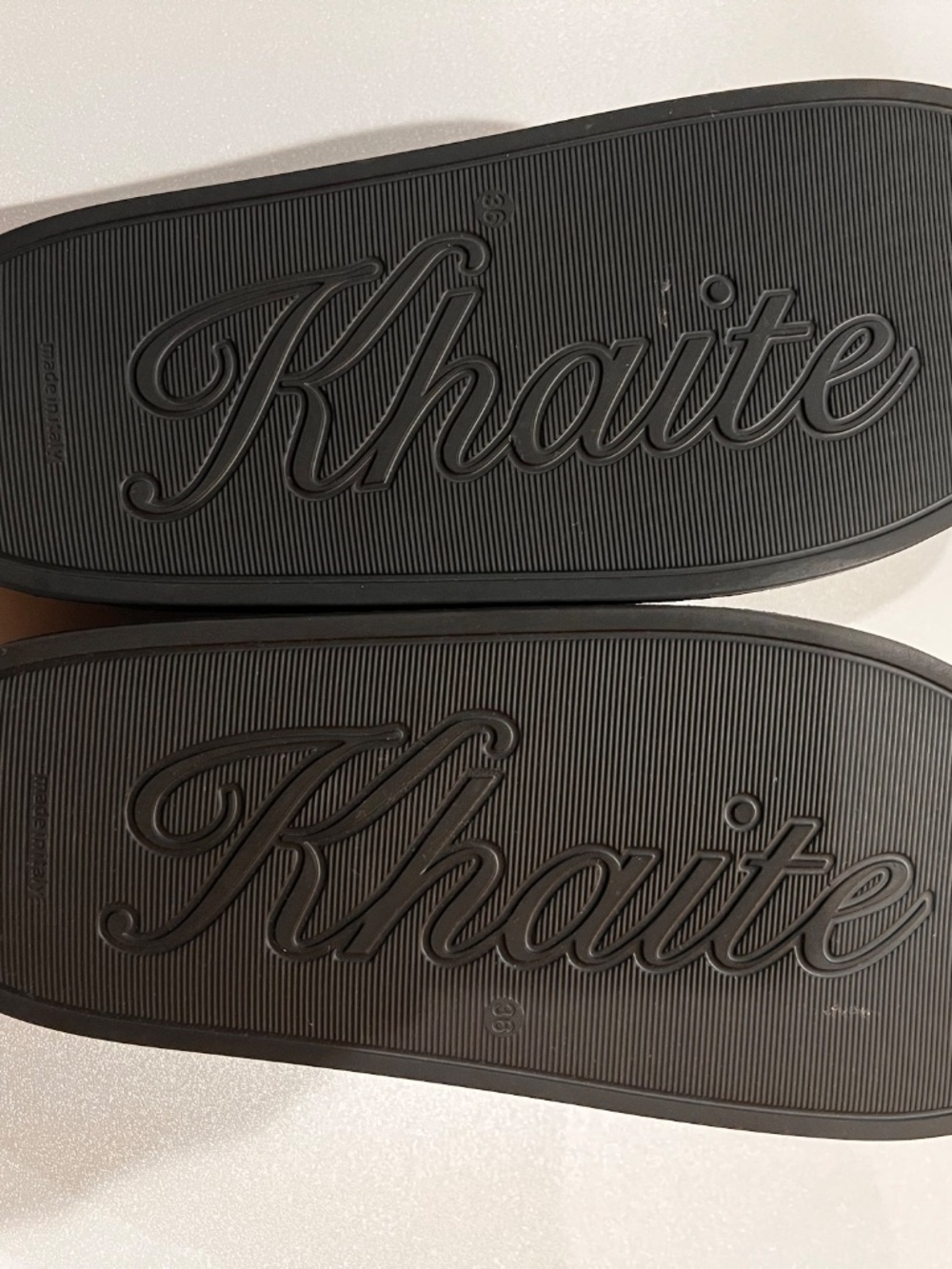 KHAITE Brighton rubber slides - Picture 6 of 11